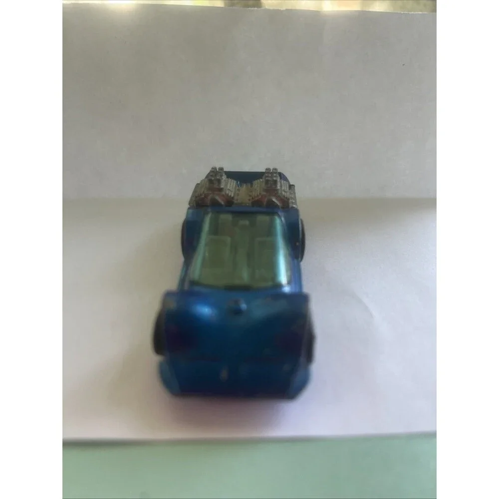Vintage 1970 Hot Wheels Redline Six Shooter Blue Hong Kong
